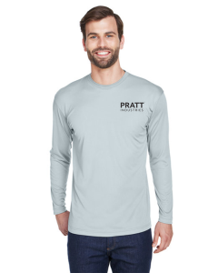 UltraClub Adult Cool & Dry Sport Long-Sleeve Performance Interlock T-Shirt